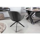 Design forgószék Vallerina antracit