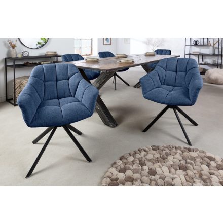 Design forgószék Vallerina sötétkék