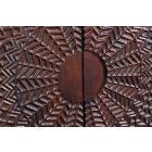 Design komód Fernanda 160 cm fekete mangó