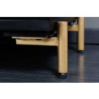 Design komód Fernanda 160 cm fekete mangó