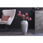 Design váza Khalil 50 cm ezüst