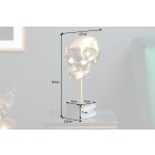 Dekoratív elem Koponya 35 cm arany