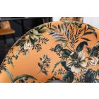 Design étkezőszék Jalisa sárga bársony