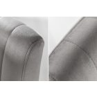 Bárszék Walnut szürke bársony