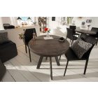 Kerek étkezőasztal Thunder 80 cm szürke mangó