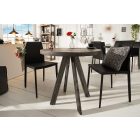 Kerek étkezőasztal Thunder 80 cm szürke mangó