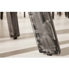 Kerek étkezőasztal Thunder 80 cm szürke mangó