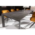 Széthúzható luxus étkezőasztal Narissara 180-240 cm antracit
