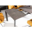 Széthúzható luxus étkezőasztal Narissara 180-240 cm antracit