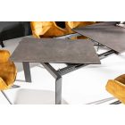 Széthúzható luxus étkezőasztal Narissara 180-240 cm antracit