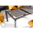 Széthúzható luxus étkezőasztal Narissara 180-240 cm antracit