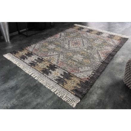 Design szőnyeg Pahana 230 x 160 cm sokszínű szürke - gyapjú
