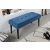 Design ülőpad Bailey 95 cm kék bársony - 55689
