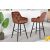 Design bárszék Garold barna bársony