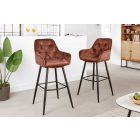 Design bárszék Garold barna bársony