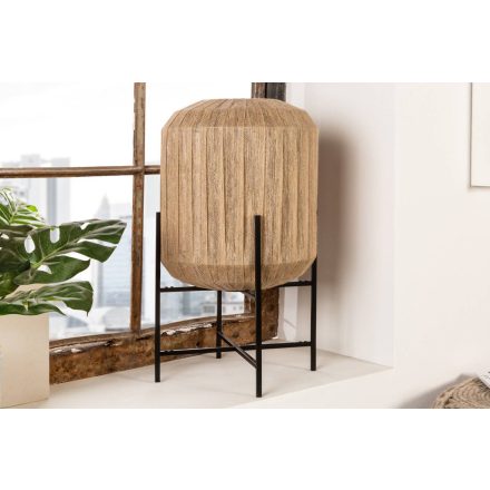 Design asztali lámpa Tahir 28 cm papír rattan