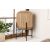 Design asztali lámpa Tahir 28 cm papír rattan