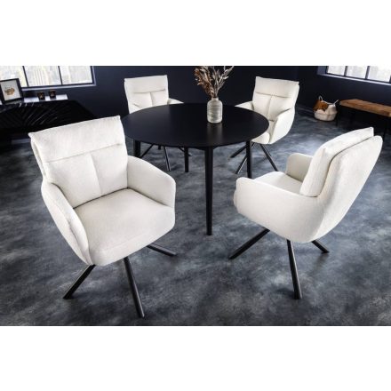 Design forgószék Maddison fehér 