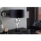 Design asztali lámpa Madigan 56 cm fekete-ezüst