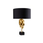 Design asztali lámpa Madigan 56 cm fekete-arany