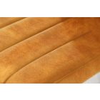 Design bárszék Walnut mustársárga bársony