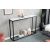 Design konzol Latrisha 110 cm fehér - márvány utánzata