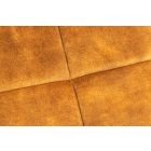 Design lábtartó Sweden mustársárga bársony