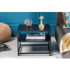 Design oldalsó asztal Damaris 50 cm fekete