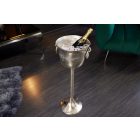 Design pezsgő hűtő Champagne 80 cm ezüst