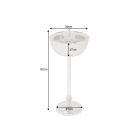 Design borhűtő Tadeo ezüst