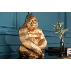 Dekoráció Gorilla 43 cm arany