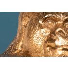 Dekoráció Gorilla 43 cm arany