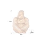Dekoráció Gorilla 43 cm arany