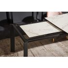 Széthúzható luxus étkezőasztal Narissara 180-240 cm fehér - márvány utánzat