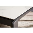 Széthúzható luxus étkezőasztal Narissara 180-240 cm fehér - márvány utánzat