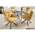 Design forgószék Maddison mustársárga