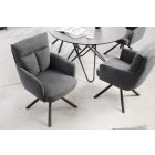 Design forgószék Maddison I sötétszürke