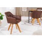 Design forgószék Galileo antik barna