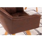 Design forgószék Galileo antik barna