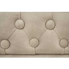 Design fotel Chesterfield pezsgő bársony