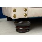 Design fotel Chesterfield pezsgő bársony