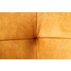 Design forgószék Galileo mustársárga bársony