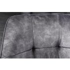 Design forgószék Galileo sötétszürke bársony