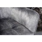 Design forgószék Galileo sötétszürke bársony