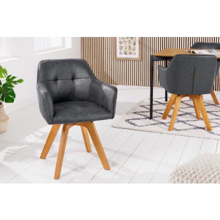 Design forgószék Galileo antik szürke
