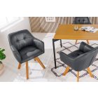 Design forgószék Galileo antik szürke