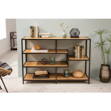 Design könyvespolc Maille 114 cm vad tölgy 