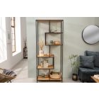 Design könyvespolc Maille 185 x 77 cm vad tölgy