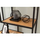 Design könyvespolc Maille 185 x 77 cm vad tölgy