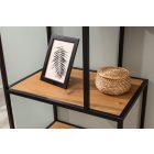 Design könyvespolc Maille 185 x 77 cm vad tölgy